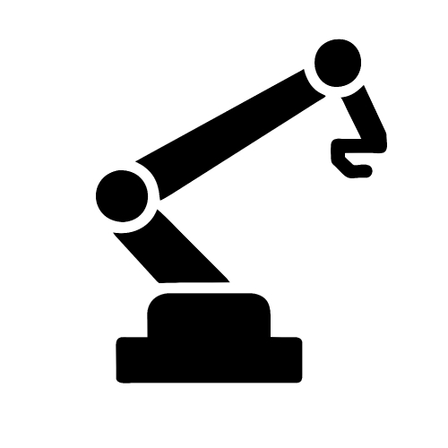 Mechanical arm icon