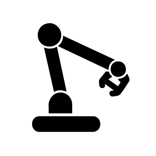 Mechanical arm icon