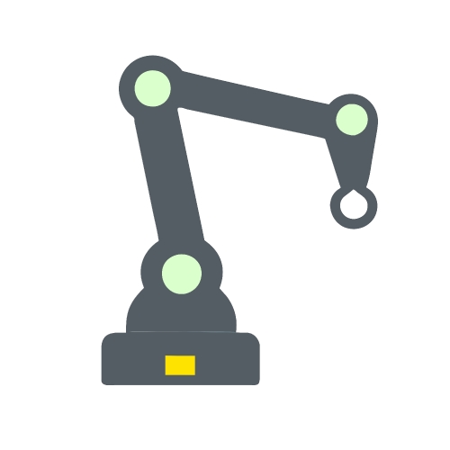 Mechanical arm icon