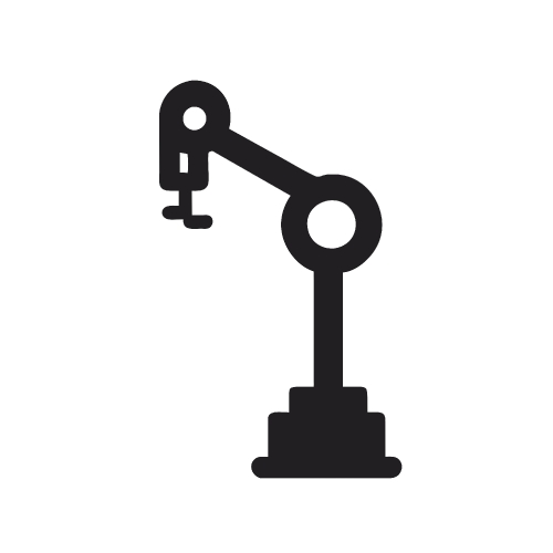 Mechanical arm icon