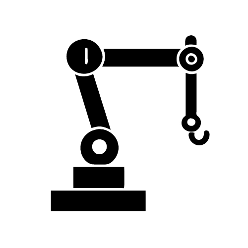 Mechanical arm icon