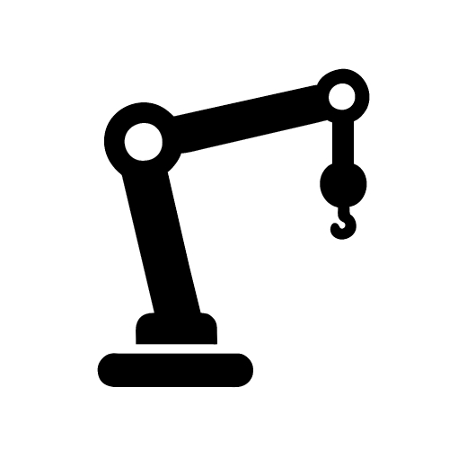 Mechanical arm icon