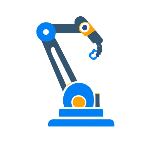 Mechanical arm icon