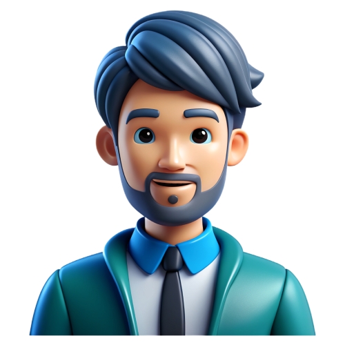 Men in futuristic fashion avatar people icon character cartoon