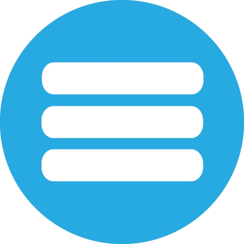 Menu icon sign symbol design
