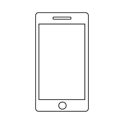 mobile phone icon , smartphone icon