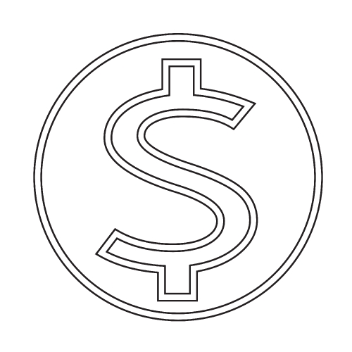 Money icon , coin icon