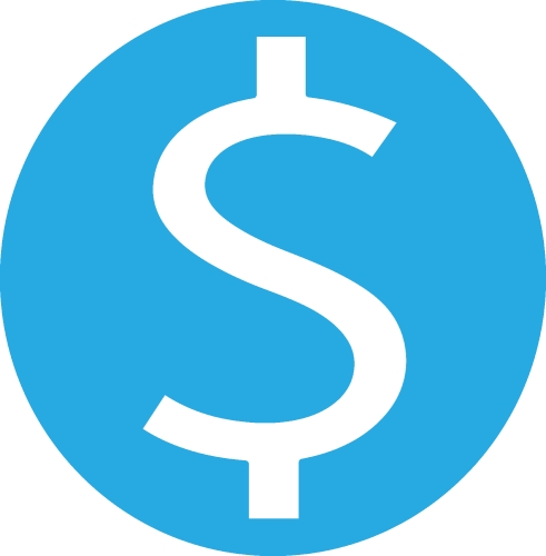 Money icon dollar sign design