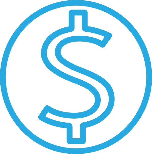 Money icon dollar sign design