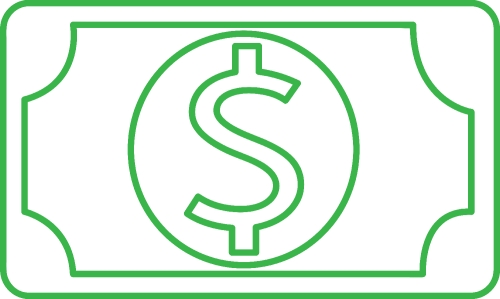 Money icon dollar sign design