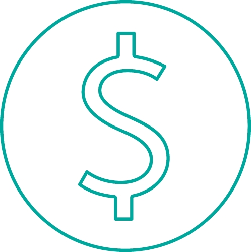 Money icon sign design