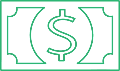 Money icon sign design