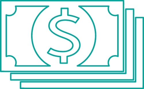 Money icon sign design