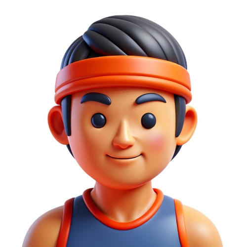 Muay thai avatar people icon character cartoon