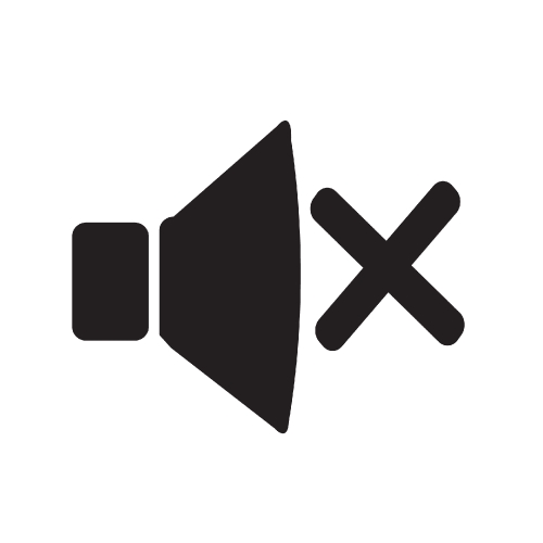Mute sound icon
