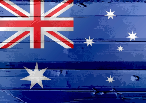 National flag of Australia themes idea design