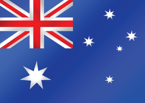 National flag of Australia themes idea design
