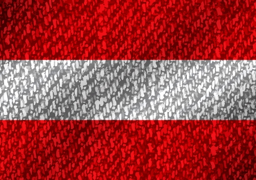 National flag of Austria themes design idea