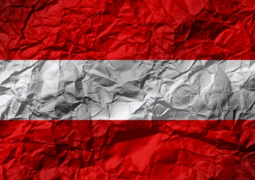 National flag of Austria themes design idea