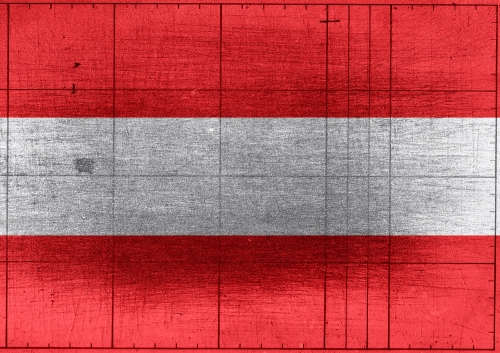 National flag of Austria themes design idea