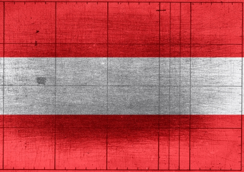 National flag of Austria themes design idea