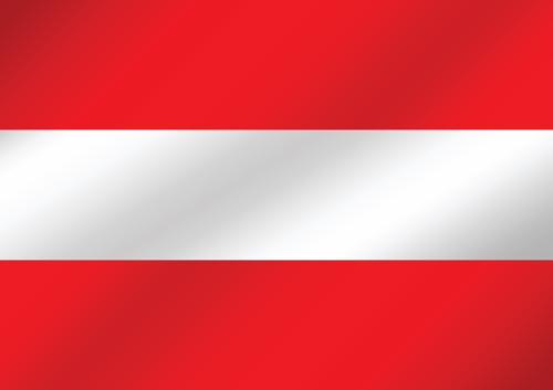 National flag of Austria themes design idea