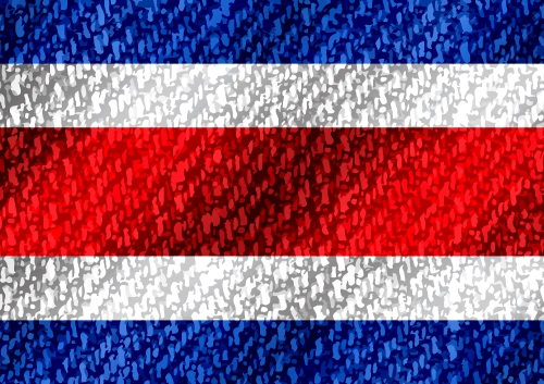 National flag of Costa Rica themes idea design