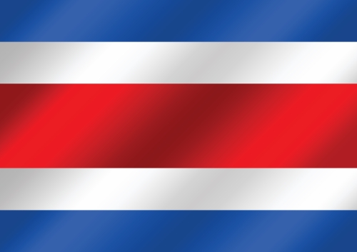 National flag of Costa Rica themes idea design