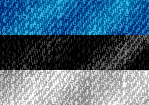 National flag of Estonia themes idea design