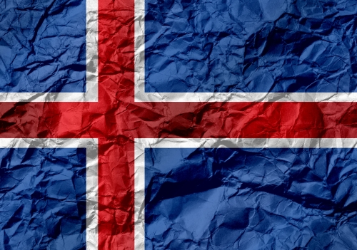 National flag of Iceland themes idea design