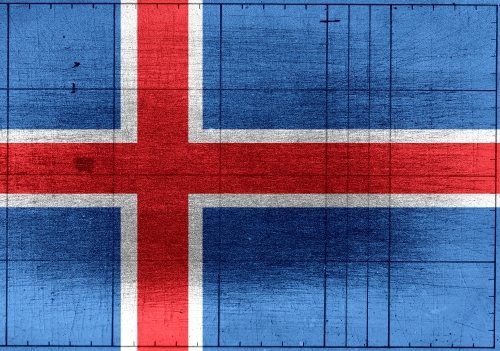 National flag of Iceland themes idea design