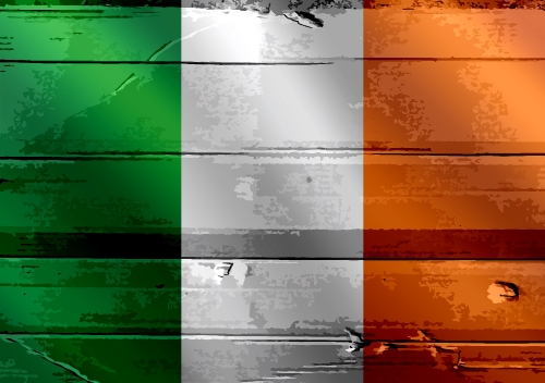 National flag of Ireland themes idea design