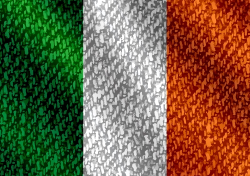 National flag of Ireland themes idea design