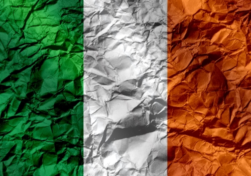 National flag of Ireland themes idea design