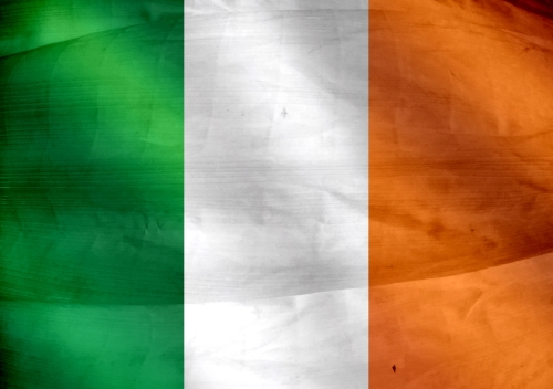 National flag of Ireland themes idea design