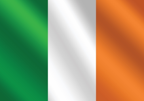 National flag of Ireland themes idea design