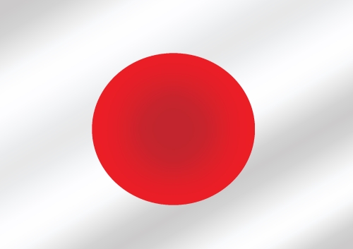 National flag of Japan themes idea design