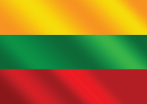 National flag of Lithuania themes idea design