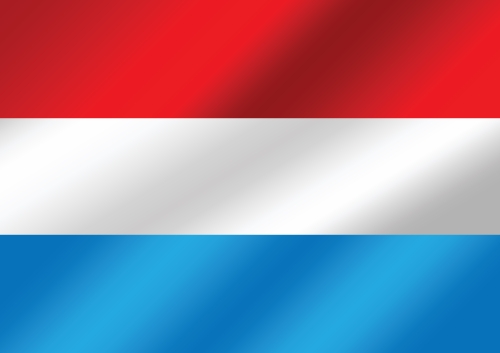 National flag of Luxembourg themes idea design