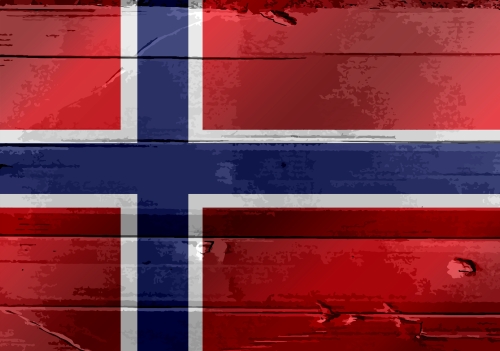 National flag of Norway idea design