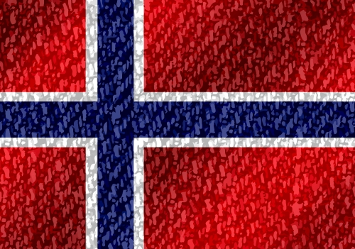 National flag of Norway idea design