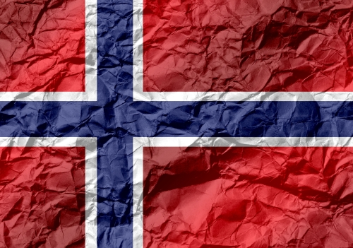 National flag of Norway idea design