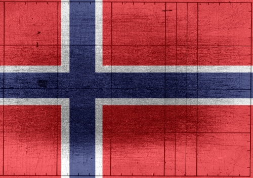 National flag of Norway idea design