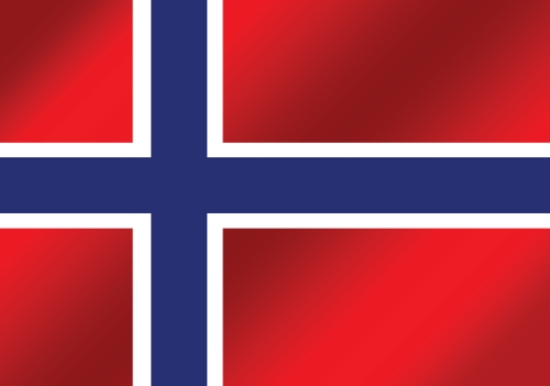 National flag of Norway idea design