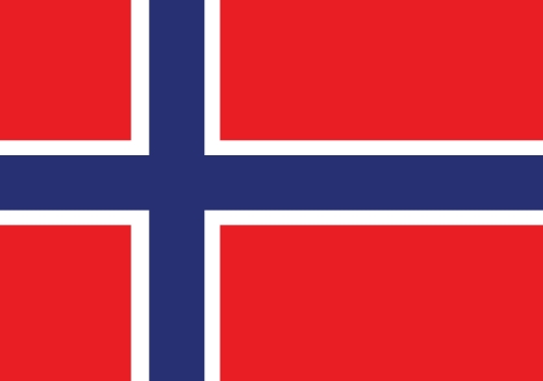 National flag of Norway idea design