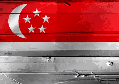 National flag of Singapore themes idea design