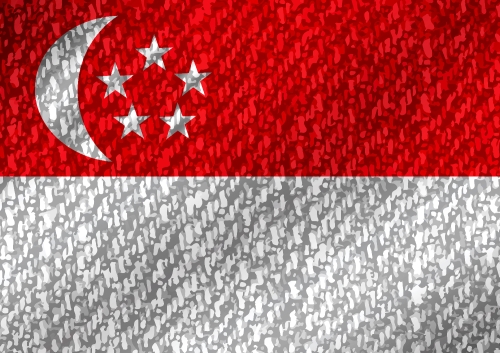 National flag of Singapore themes idea design