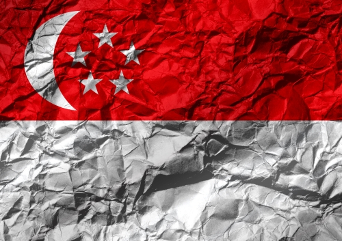 National flag of Singapore themes idea design