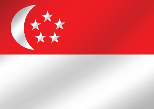 National flag of Singapore themes idea design