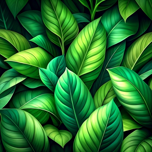 Natural green leaves plants background abstract wallpaper design